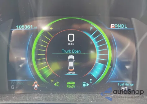 2017 Chevrolet Volt Lt z USA, uszkodzony, nr VIN 1G1RC6S55HU216952